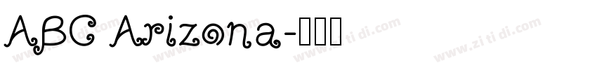 ABC Arizona字体转换